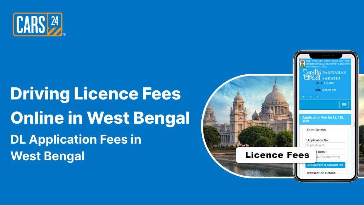 Driving Licence Fees Online in West Bengal