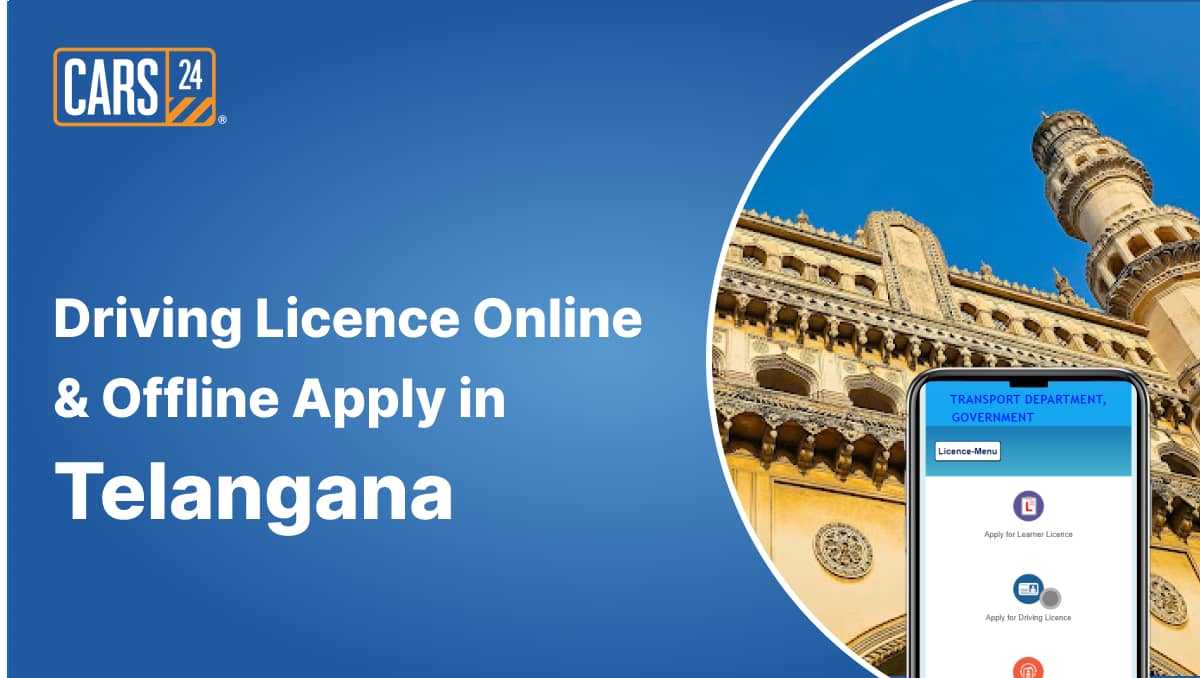 Driving Licence Online & Offline Apply in Telangana