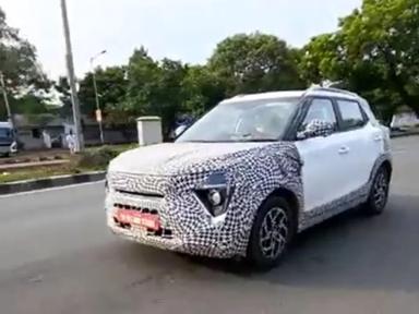 Mahindra XUV 3XO EV Spied