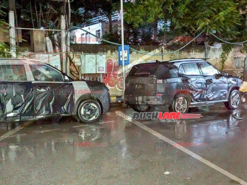 Hyundai Creta EV, Kia Carens EV spotted