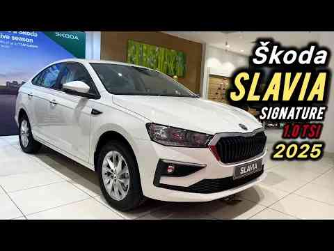 New 2025 Škoda slavia 1.0 TSI signature variant *Detailed Walkaround*