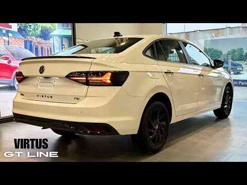 New Volkswagen Virtus 2024  New 1.0L Variant- GT LINE | White Colour - Walkaround Review