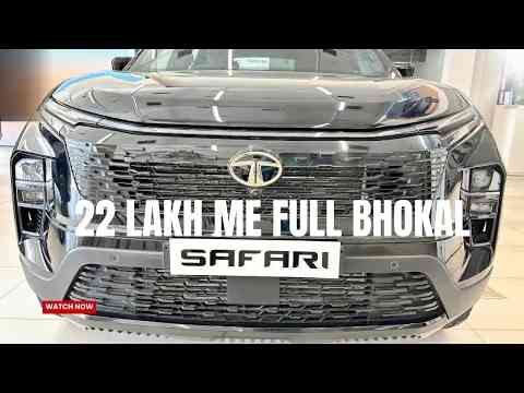 "Tata Safari Adventure Plus Dark Edition: Style Aur Power Ka Jalwa! "#automobile #viralvideo