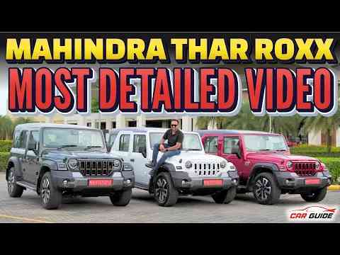 Mahindra Thar ROXX - Most Detailed Video | Best Variant - Pros & Cons - Space - Safety - Top Model