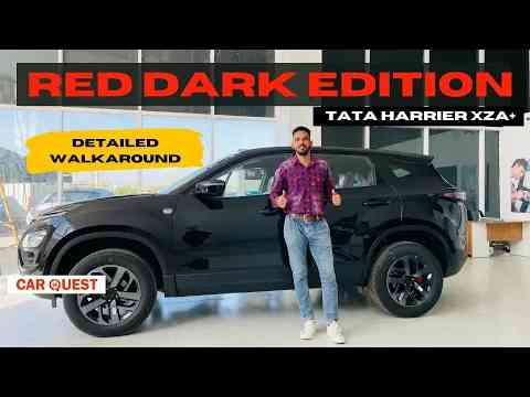 Tata Harrier Red Dark Edition Walkaround | Car Quest