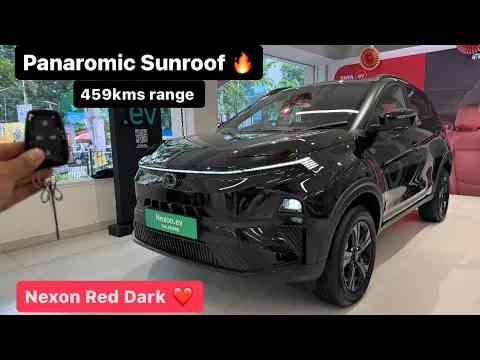 Tata Nexon EV Red Dark Edition ️ | Now with Panoramic Sunroof | Detailed Review