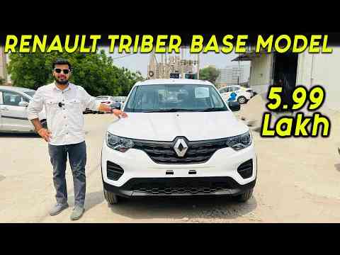 Family के लिए Best है ये  Renault Triber Base Model 2024 - SalahCar