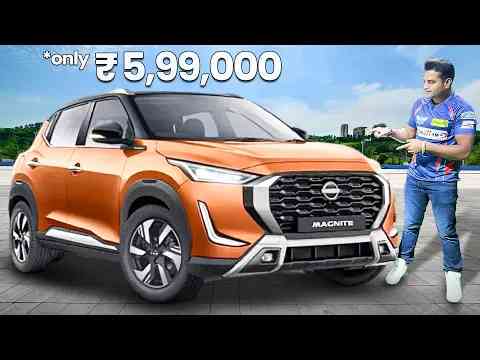 Most Affordable Mid-Size Car 2025 Nissan Magnite Facelift CVT Petrol Full Detail and Drive Review