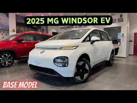 New 2025 MG Windsor Base Model Review | 2025 MG Windsor Electric Car