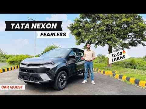 New Tata Nexon Fearless Variant Walkaround | Car Quest