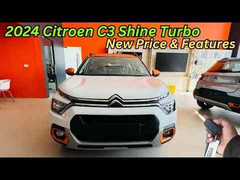 2024 Citroen C3 Shine Full Detailed Review ️ New  Updates & Price C3 Shine Turbo