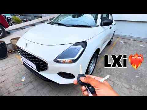 2024 Swift LXi (Base Model) Detailed Walkaround Review with Features and On Road Price