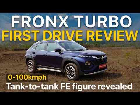 Fronx Turbo AT First Drive Review | 0-100 kmph, tank-to-tank fuel efficiency & more | Apr 2023