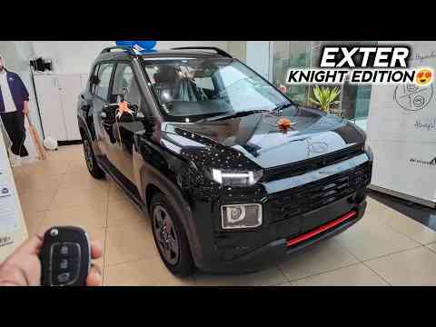 Mini Creta New Hyundai Exter SX Knight Edition 2024