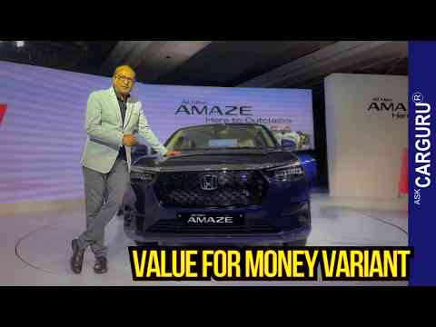 Honda Amaze Value for money variant and walk Around  Ask CARGURU