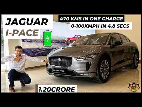 2022 Jaguar I-Pace EV 400 4WD Detailed Walk-around video in Hindi-470 KMS In One Charge