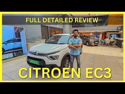 All New Citroen eC3 Electric Hatchback walkaround and full detailed review | accessories guide