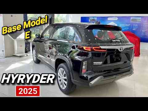 Toyota Hyryder E 2025 - Most Value For Money BASE Variant️