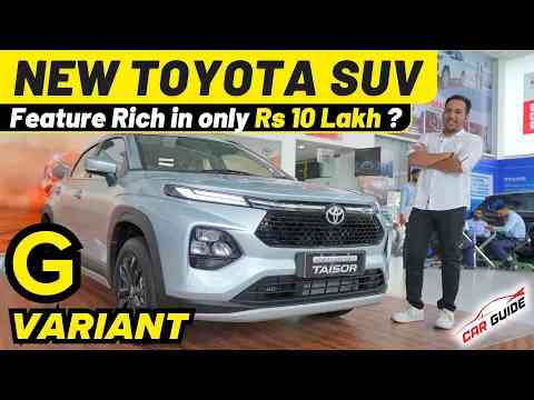 Mini Fortuner at Rs 10 Lakh ? Toyota Taisor G Variant | Value for Money SUV Maruti Fronx Rival