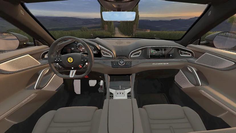 Ferrari Purosangue Interior Image