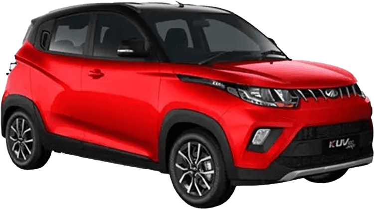 Mahindra KUV 100 NXT Flamboyant Red With Metallic Black