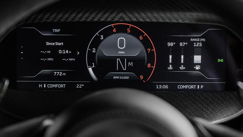 Mclaren 750s Interior Image