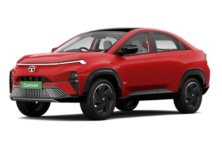 Tata Curvv EV Flame Red