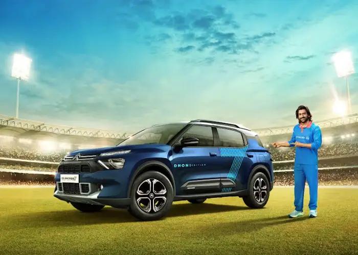 citroen c3 aircross edition mahindra singh dhoni