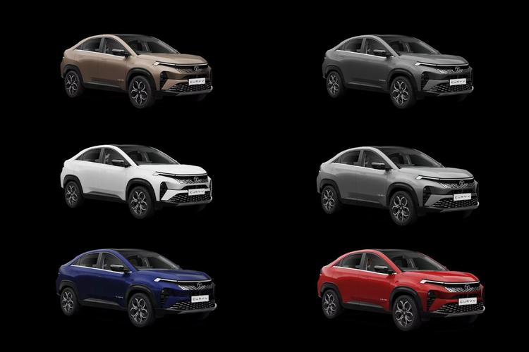 Tata Curvv Colour Options Revealed — 12 Colour Options Offered