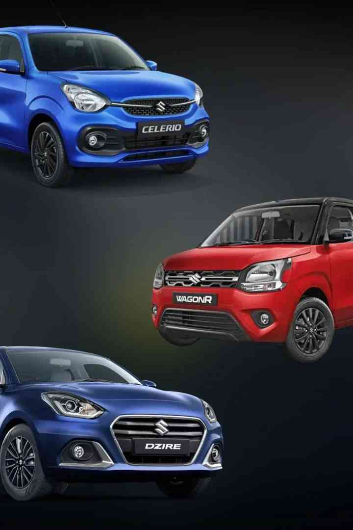 Maruti Suzuki Celerio and WagonR and Dzire