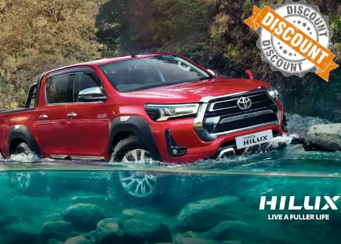 2024 toyota hilux latest discounts and offers