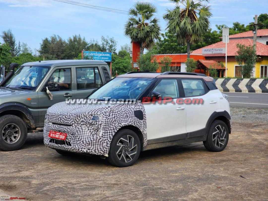 Mahindra XUV 3XO EV spotted