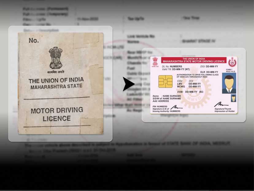 Smart card driving licence