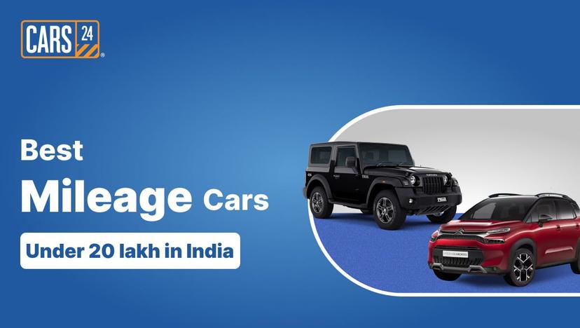 Best Mileage Cars Under 20 lakh in India