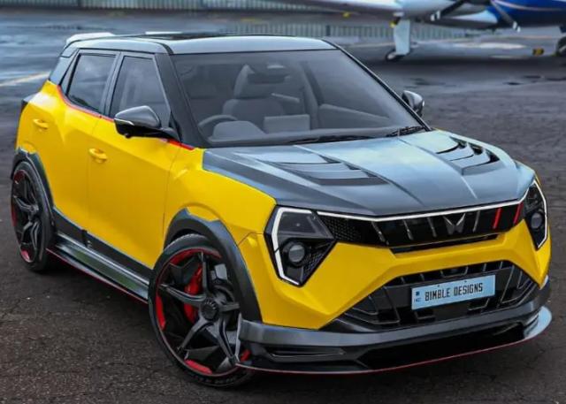 Modified Mahindra XUV3X0 Sports Edition Render You Should Not Miss!