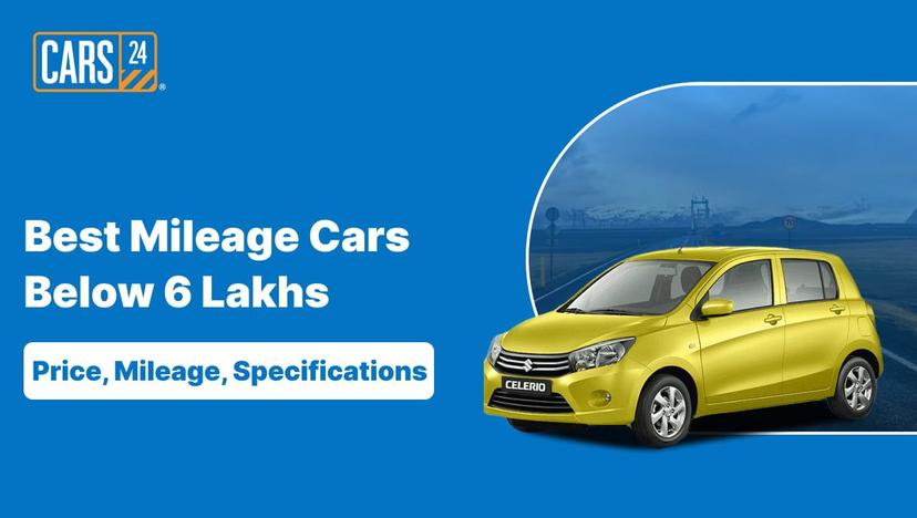 Best Mileage Cars Below 6 Lakhs in India