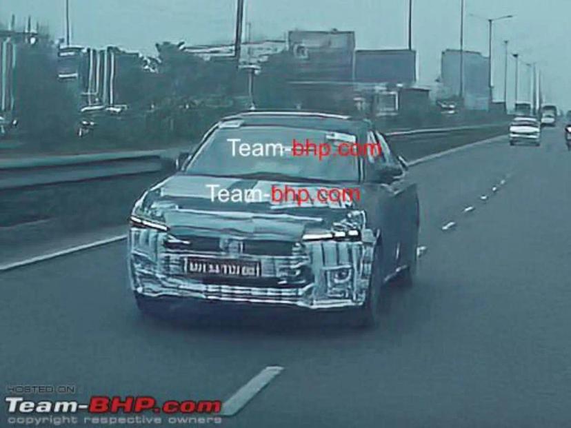 New-Gen Maruti Suzuki Dzire spotted front profile