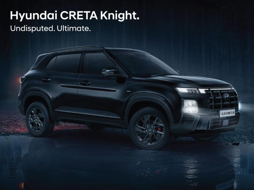 Hyundai Creta Knight Edition front side profile