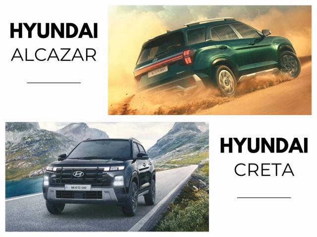 2024 hyundai alcazar vs creta specs comparison