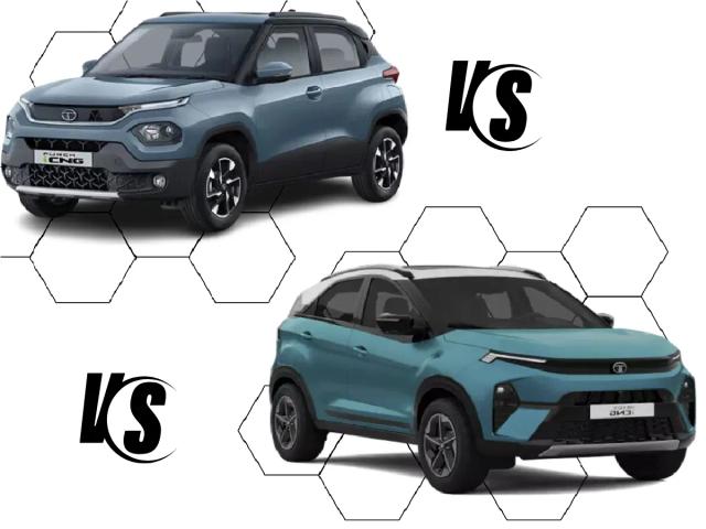 tata nexon iCNG Vs Tata Punch iCNG